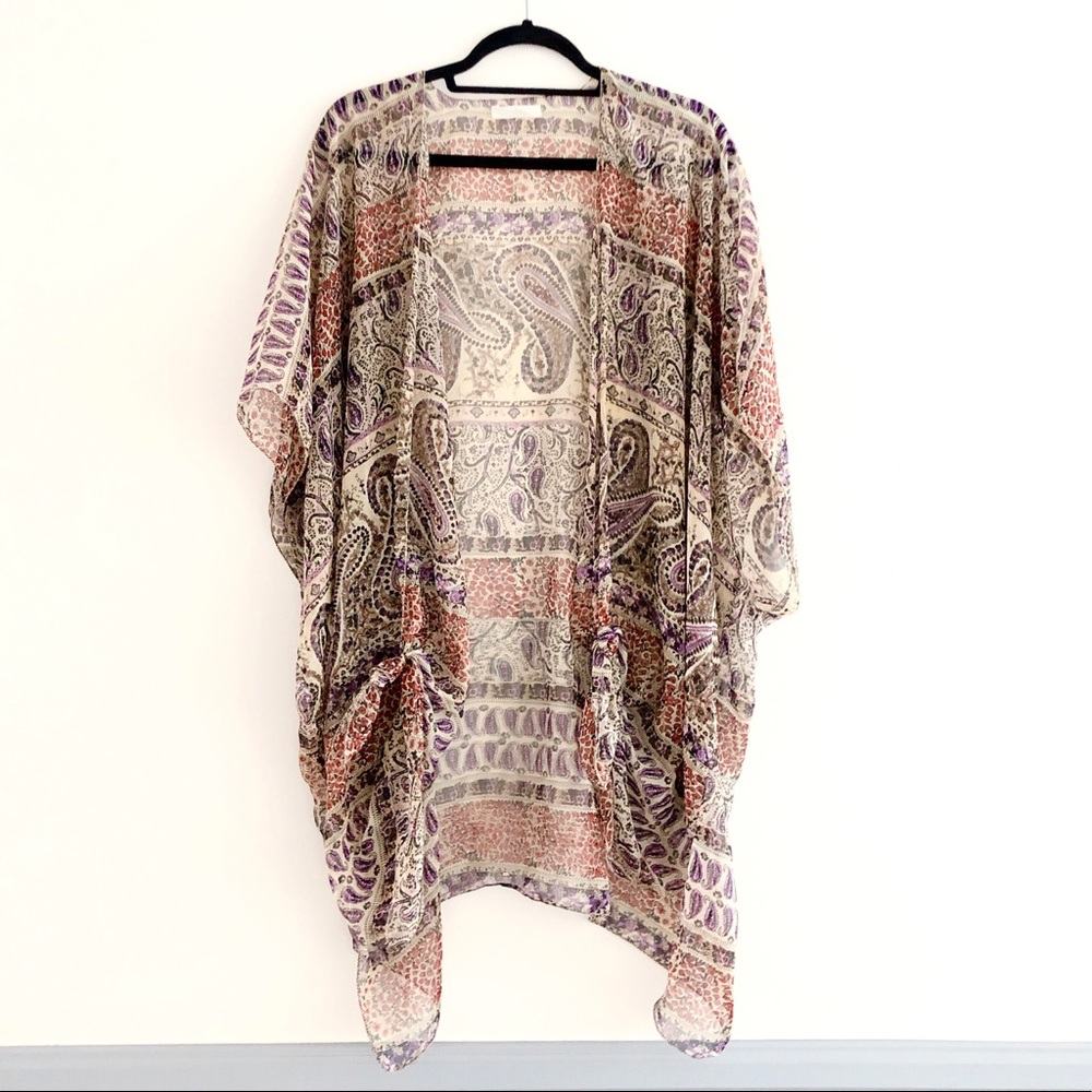 Millau Sheer Open Front Kaftan / Caftan / Kimono